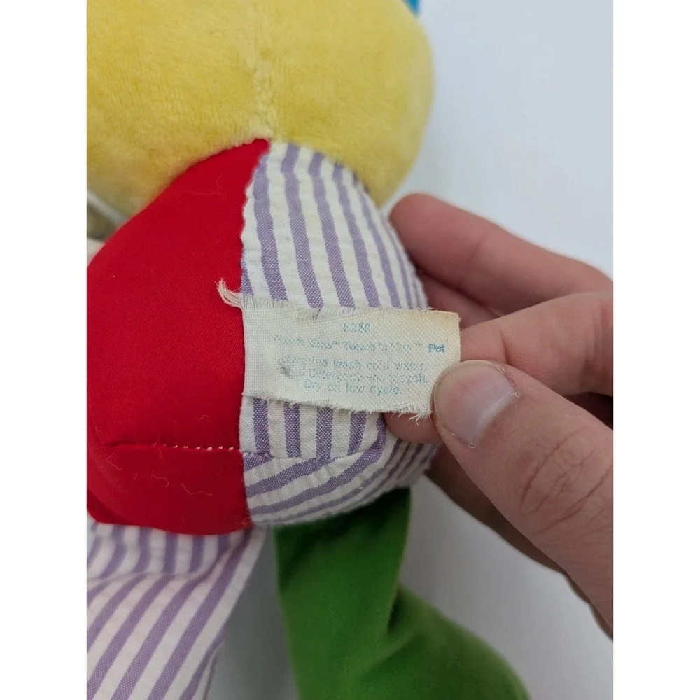 Vintage 1986 Playskool Touch 'Ems Touch N Hug‎ Pet Teddy Bear 9